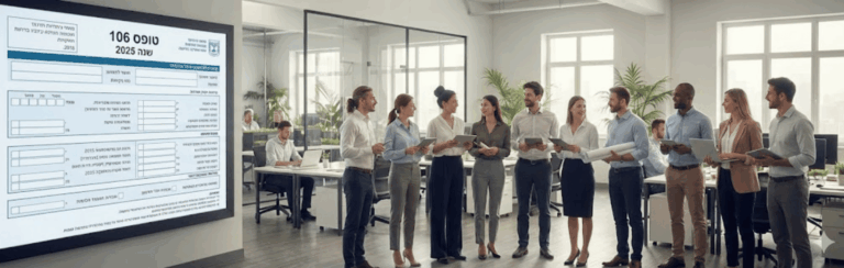 טופס 106: המסמך הכי חשוב שאף אחד לא בודק. איך תדעו אם מגיע לכם החזר מס?