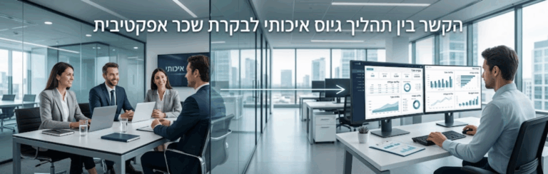 הקשר בין תהליך גיוס איכותי לבקרת שכר אפקטיבית