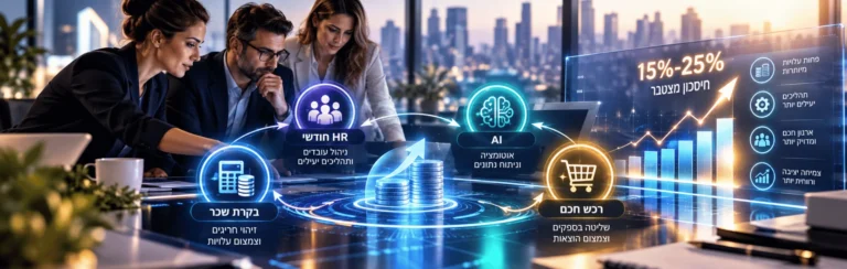 המסלול המשולב: בקרת שכר, HR, AI ורכש חכם לחיסכון  העתק